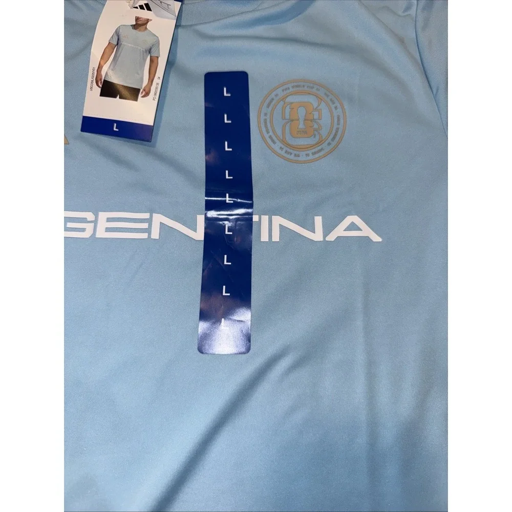 Adidas FIFA Argentina Jersey Tee Size Large NWT